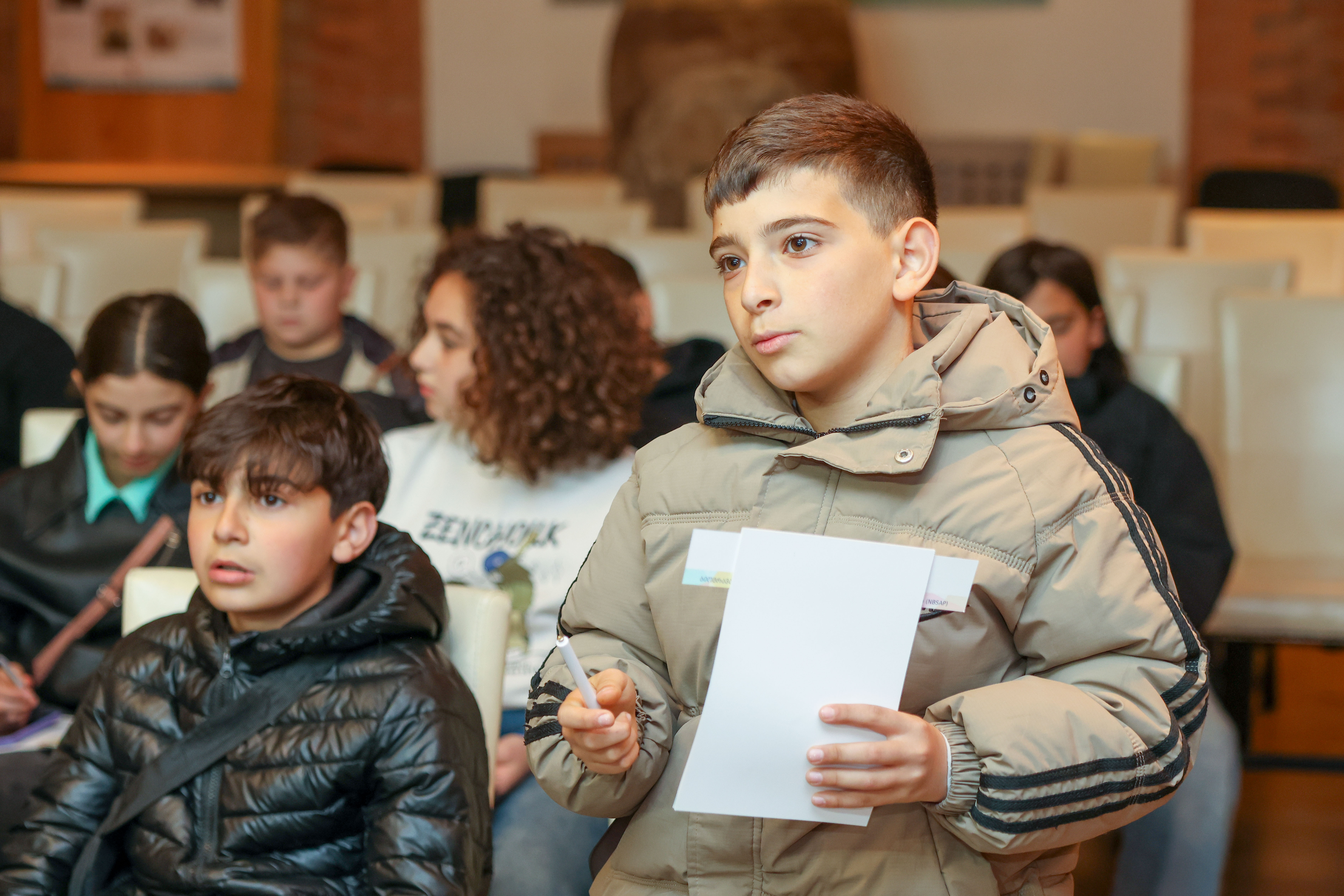 პლასტმასის გამოყენების შემცირების გზებზე  სკოლის მოსწავლეებთან საინფორმაციო შეხვედრა გაიმართა